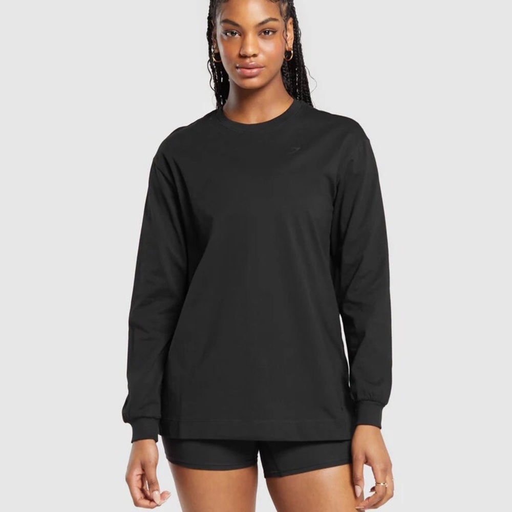 Gymshark cotton oversized long sleeve